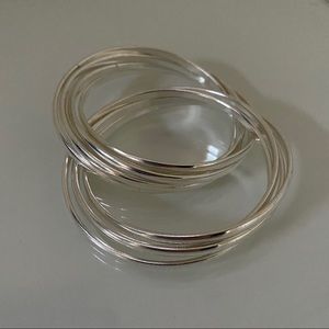 Silver Bundle bracelets